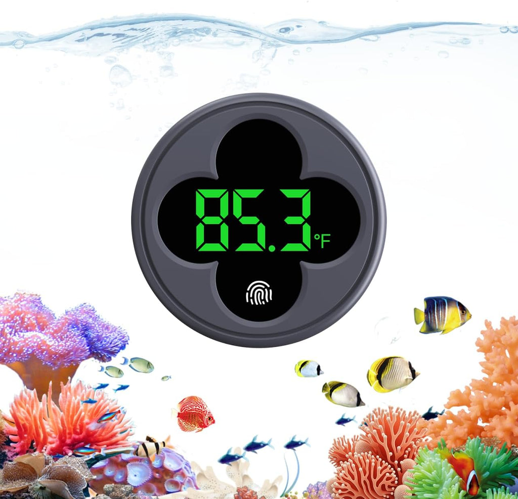 Wireless Aquarium Thermometer Accurate ±0.9℉, Replaceable Battery