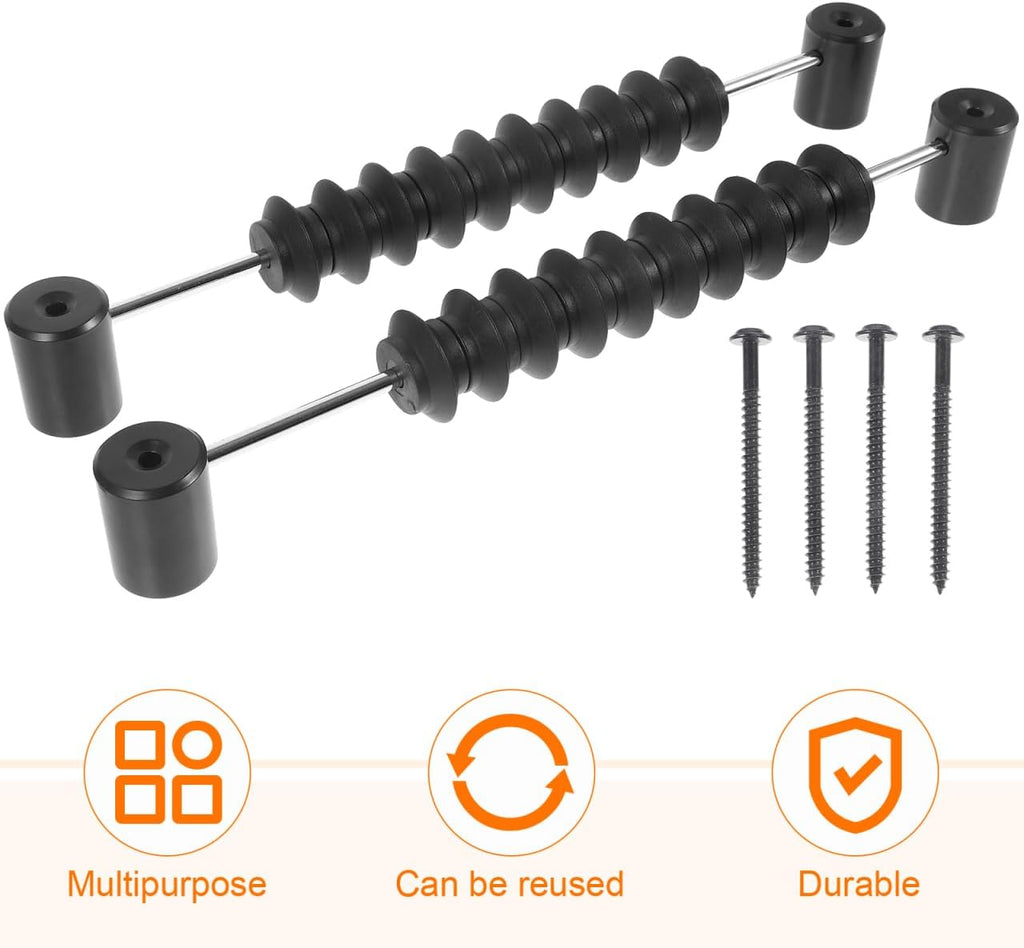 Foosball Score Keepers: Abacus Style Table Soccer Scoring Beads - Black Wooden Scoreboard with Metal Rods - Universal