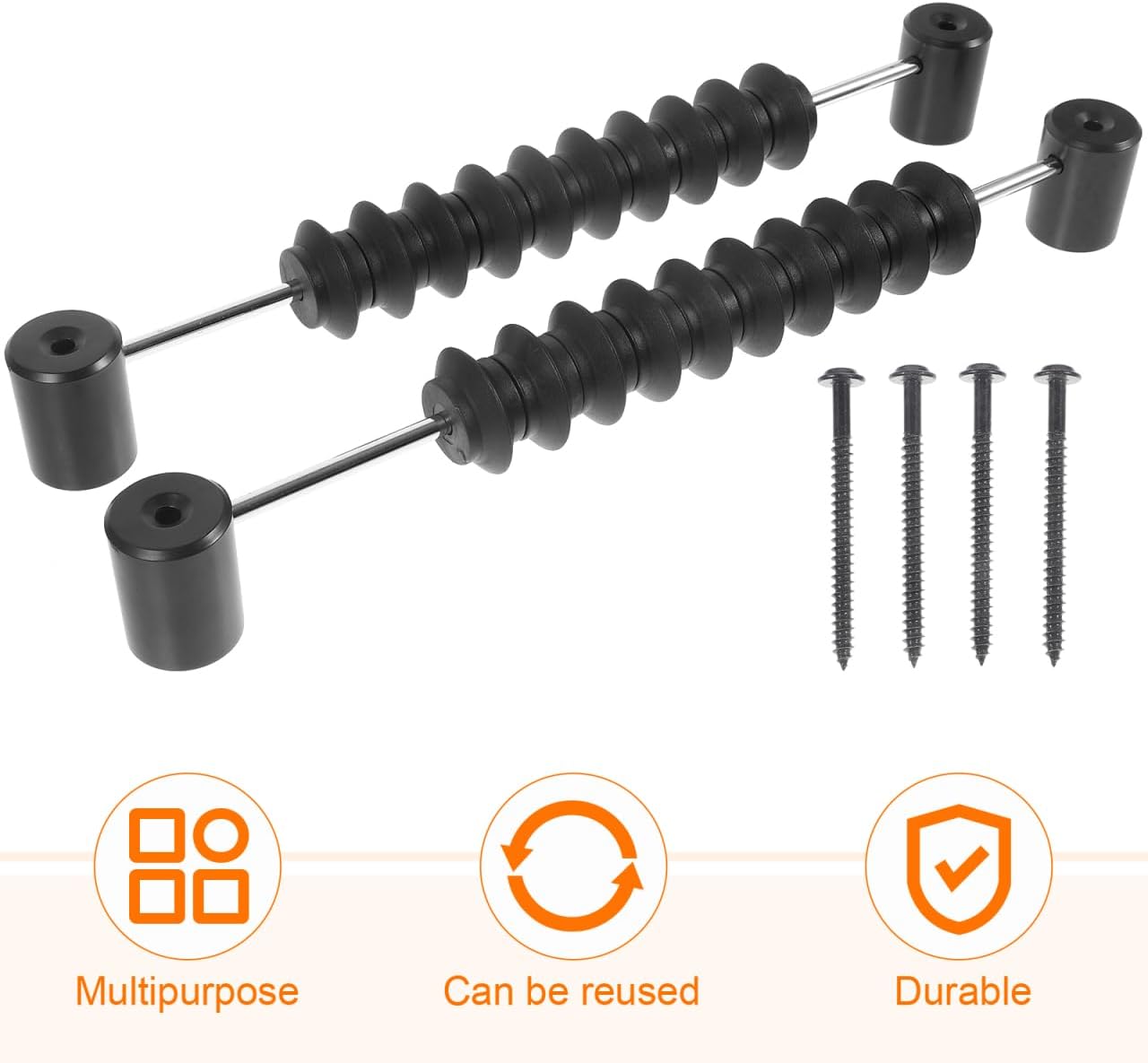 Foosball Score Keepers: Abacus Style Table Soccer Scoring Beads - Black Wooden Scoreboard with Metal Rods - Universal