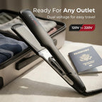 KTX450 Titanium 1.75 in Flat Iron, Auto Shut Off, Dual Voltage