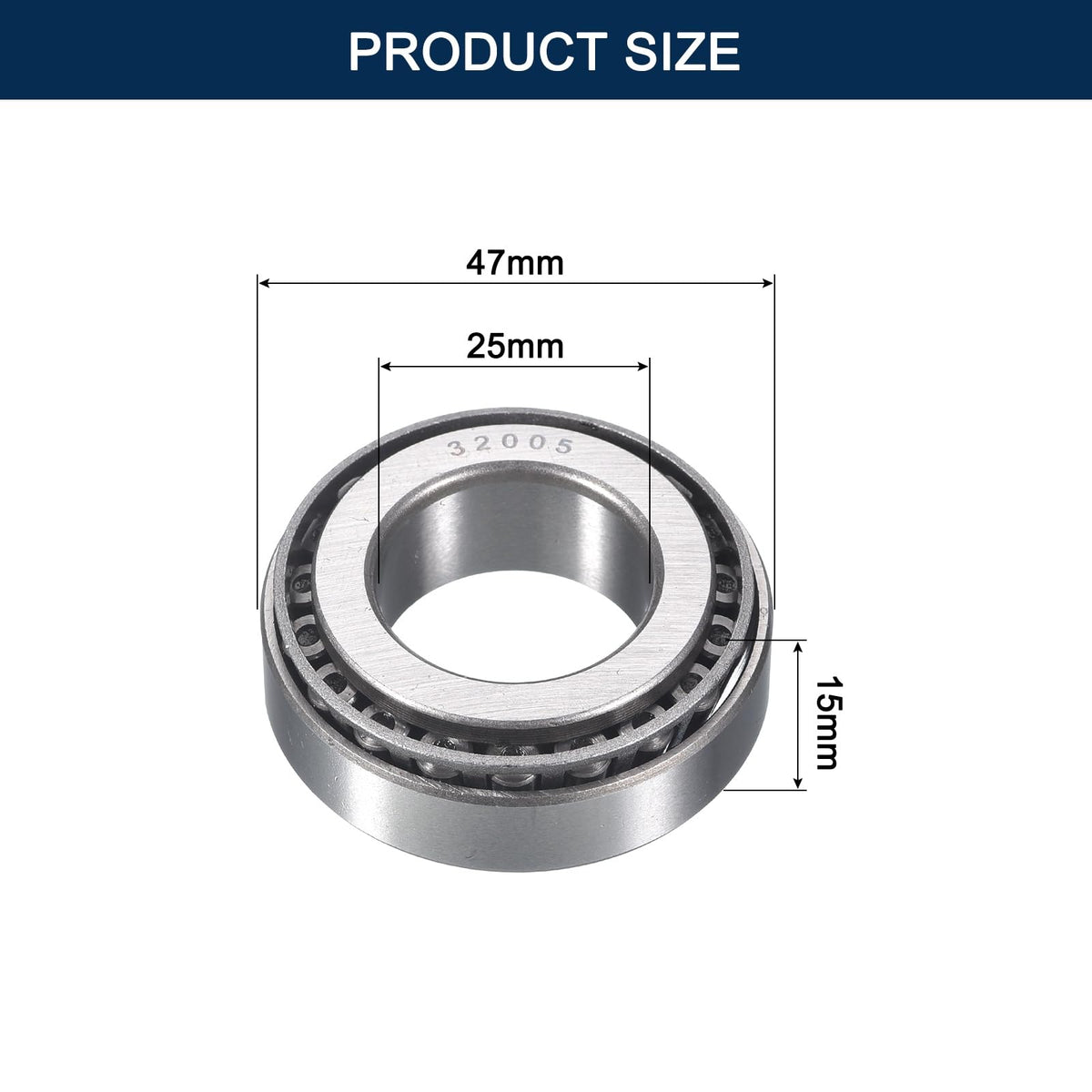 HIPicco 32005 Tapered Roller Bearing Cone and Cup Set