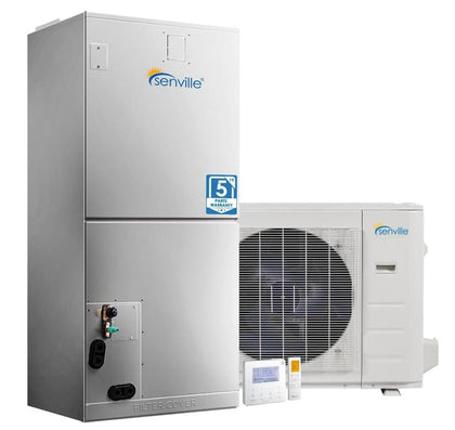 Central Air Conditioning System, Heat Pump, 3 Ton, 10kW Aux