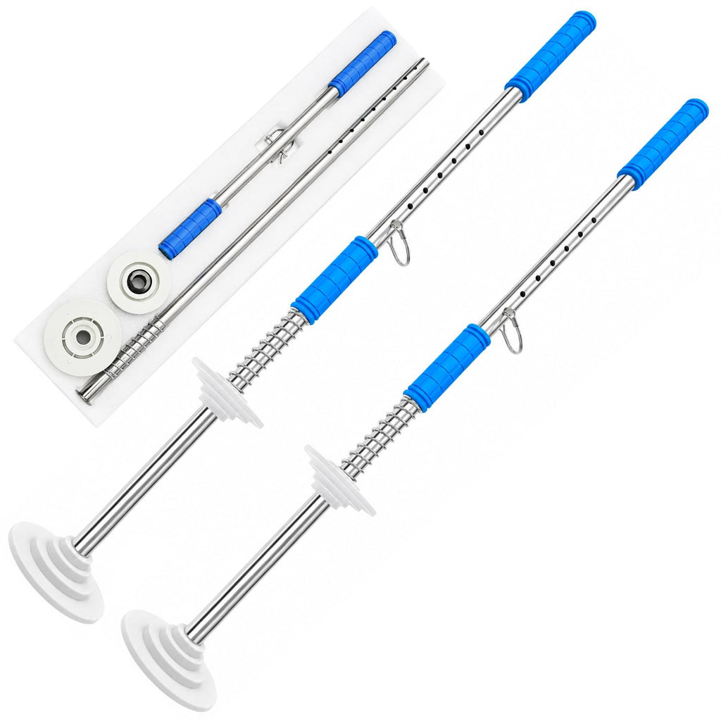 2-Pack 48 Inch Long Handle Stretch Wrap Dispenser Tool