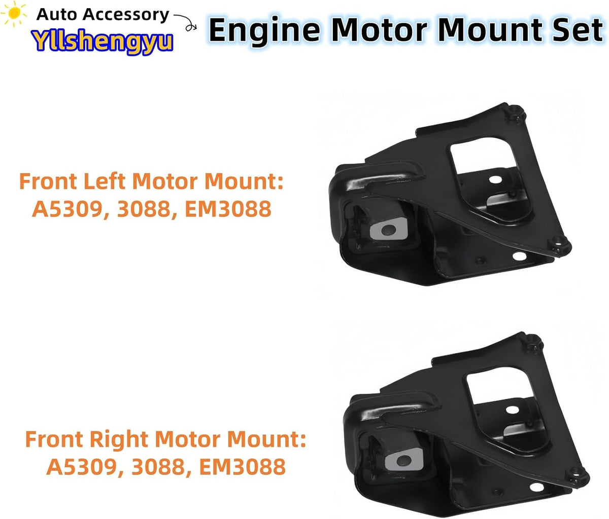 Engine Motor Transmission Mount Kit for Multiple 3.8L V6