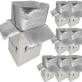 8 Pack 7x6x10'' Small Insulated Shipping Boxes with Bag Liners