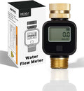 MOES Water Flow Meter with Brass Inlet & Outlet Measure Gallon Consumption