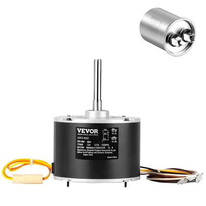 OEM Upgraded Condenser Fan Motor, 1/10HP 1100RPM, Replacement for ac GE Genteq Carrier Bryant Payne Dayton