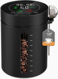 Automatic Vacuum Coffee Canister, 1.3L Coffee Container with LED Display | Smart Pressure Sensor,Window,Scoop
