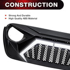 Front Goliath Grill w/DRL & Turn Signal For 2018+ Wrangler JL Gladiator JT