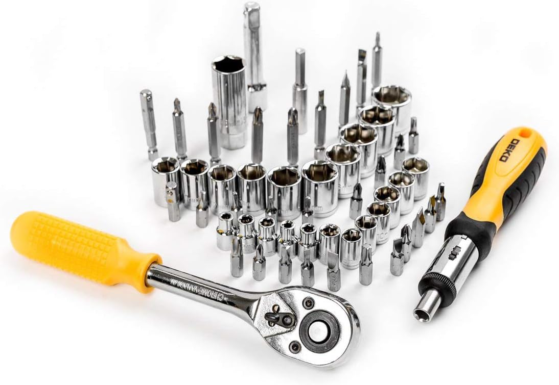 228 Piece Socket Wrench Auto Repair Tool Combination Package Mixed Tool Set Hand Tool Kit with Plastic Toolbox