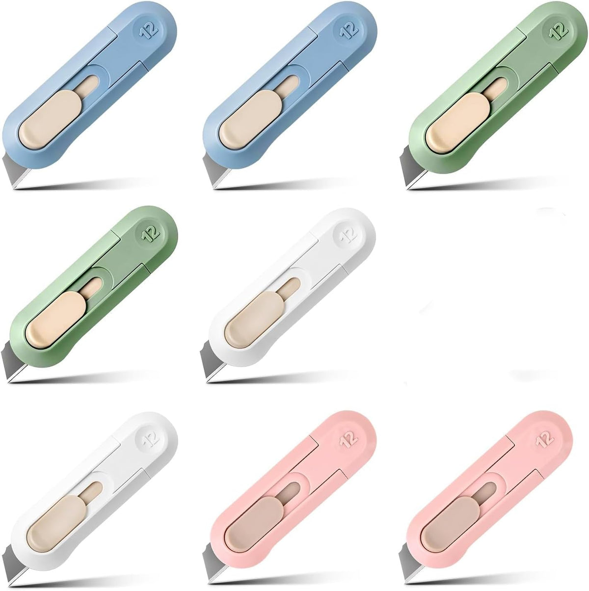 Box Cutter,Retractable Box Opener, Package Opener, Easy Slide Retractable Cute envelope opener for opening daily