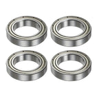 4Pcs 6802ZZ Deep Groove Ball Bearing