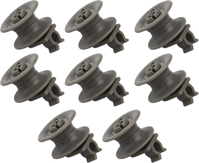 Create idea 8PCS Upper Dishrack Roller Wheels 4581DD3002A Compatible with LG LDF6920BB LDF6920ST Dishwasher Rack Assembly Replacement Parts Plastic