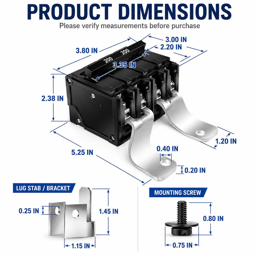 MBK200A Main Breaker Kit for Siemens EQIII Load Centers, 2-Pole 120/240V