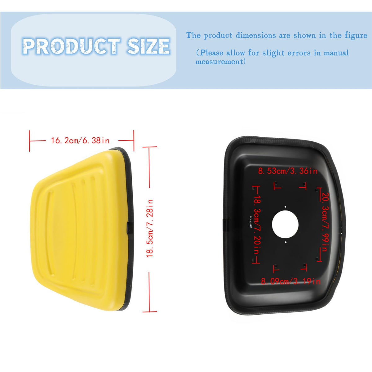 WFLNHB M118632 Backhoe Seat Replacement for John Deere 7 8 8A 8B