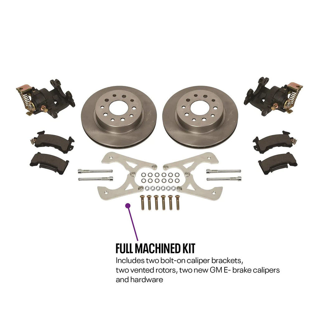 10 and 12 Bolt Rear Disc Brake Conversion Kit with Parking Brake