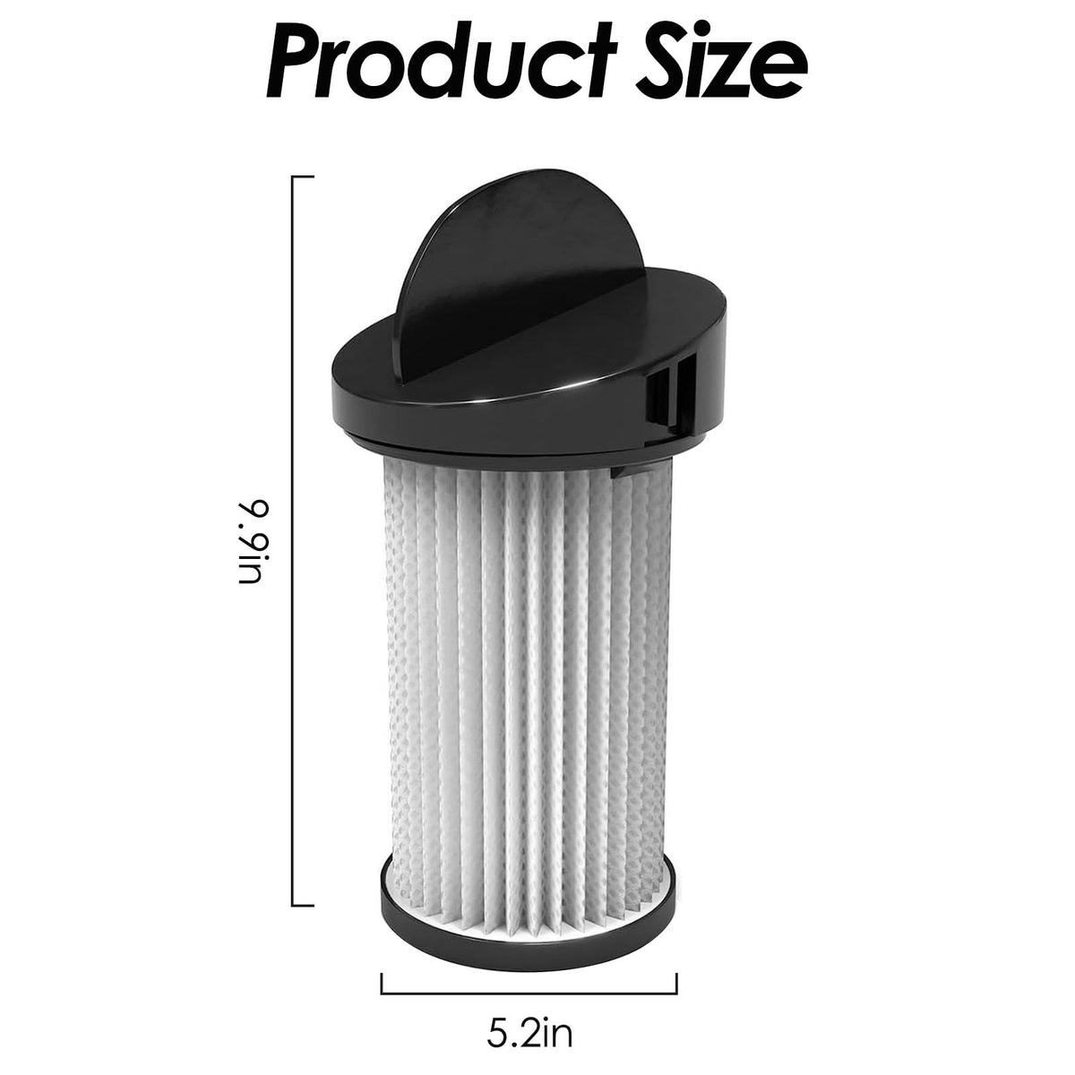 6 Pack Pre-Motor Filter Compatible with Eye-Vac Part # EV-PMF Series