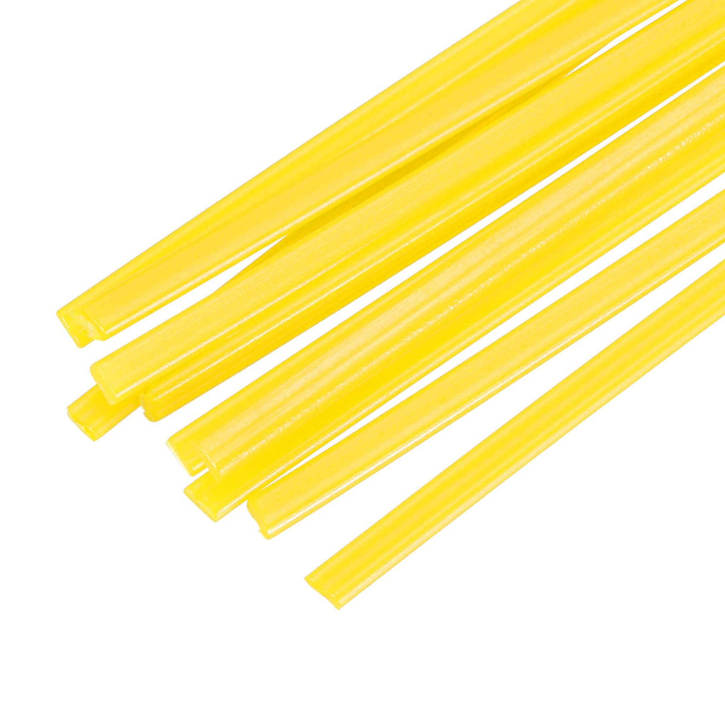 MECCANIXITY Plastic Welding Rods 20" PE Yellow 10 Pcs