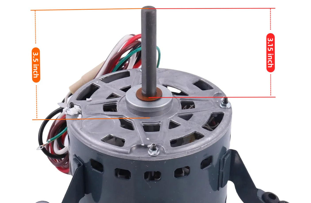 1/3 hp 1075 RPM 2-SPD 208-230V Blower Motor 5KCP39GGP993