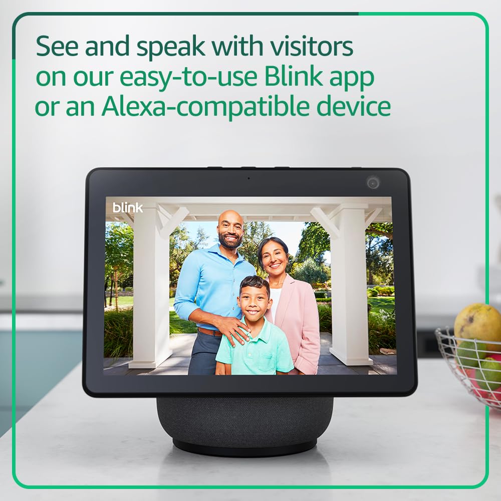 Video Doorbell – Head-to-toe HD view, two-year battery life, and simple setup. Sync Module Core included – System