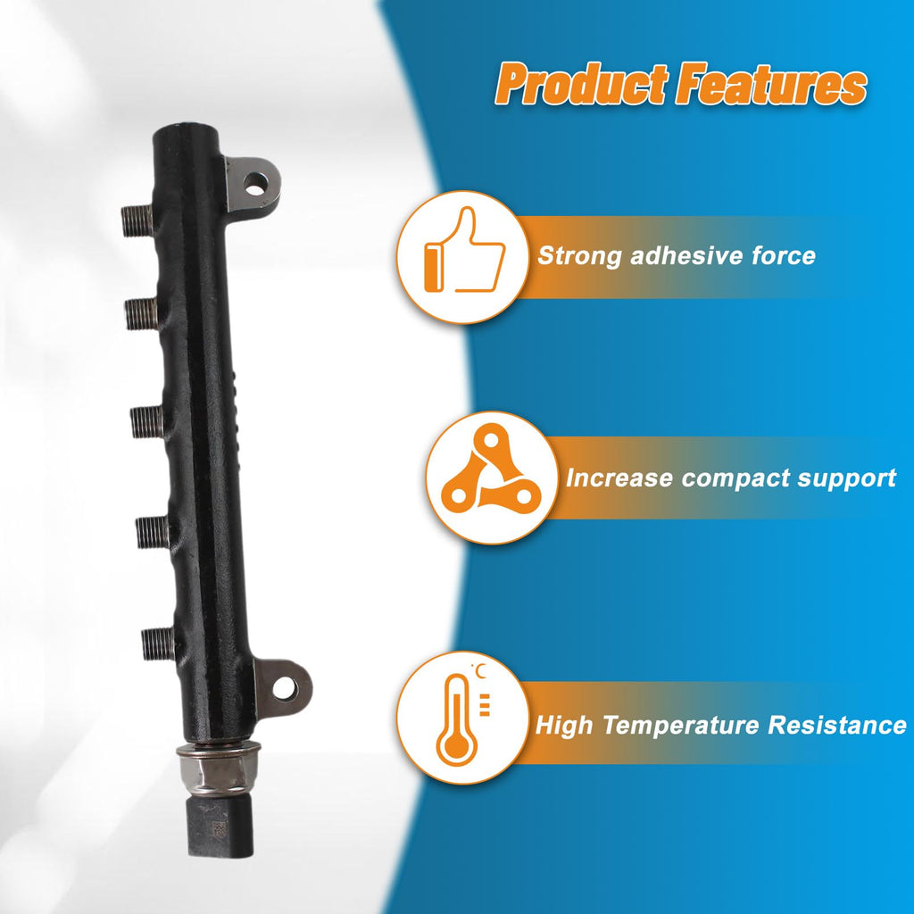 Fuel Common Rail With Sensor For Doosan D24 Bobcat Equipment