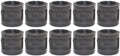 10PCS 1/2" Black Cast Pipe Fitting Coupling Threaded Pipe Nipples