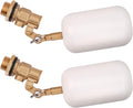 2 Pack 1/2 Inch Brass Water Float Valve Pool Auto Fill Float Valve