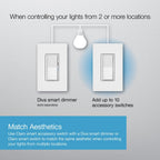 Lutron Caseta Smart Claro Accessory Switch for 3 Way, Does Not Work Alone