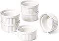 Sauce Cups 2 OZ, Set of 6, White