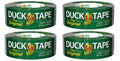 The Original Tape Brand Duct Tape, 4 Rolls, 1.88 Inch x 45 Yards Each, Silver, 394468