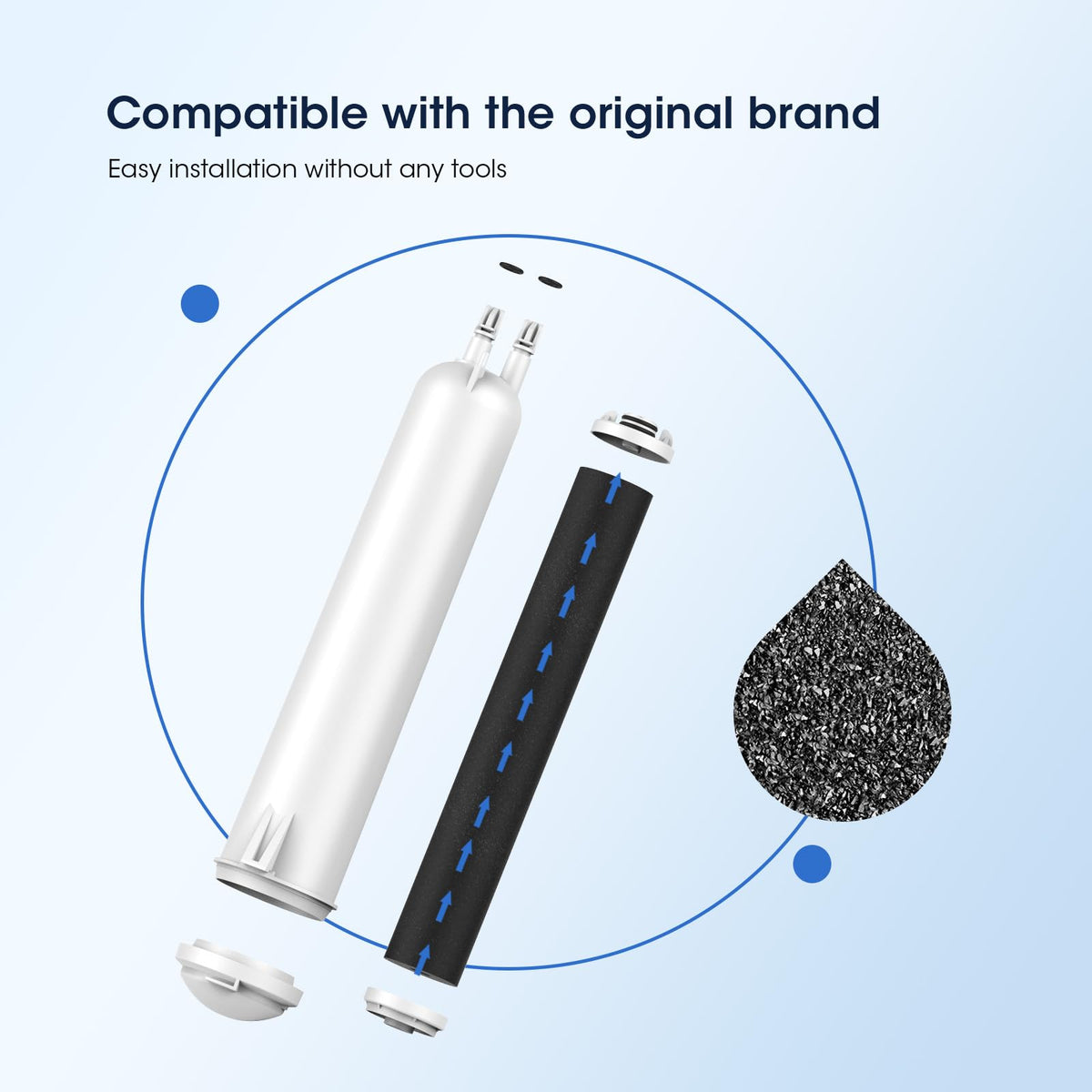 EDR3RXD1 Water Filter, Compatible With 4396841, 3 PACK
