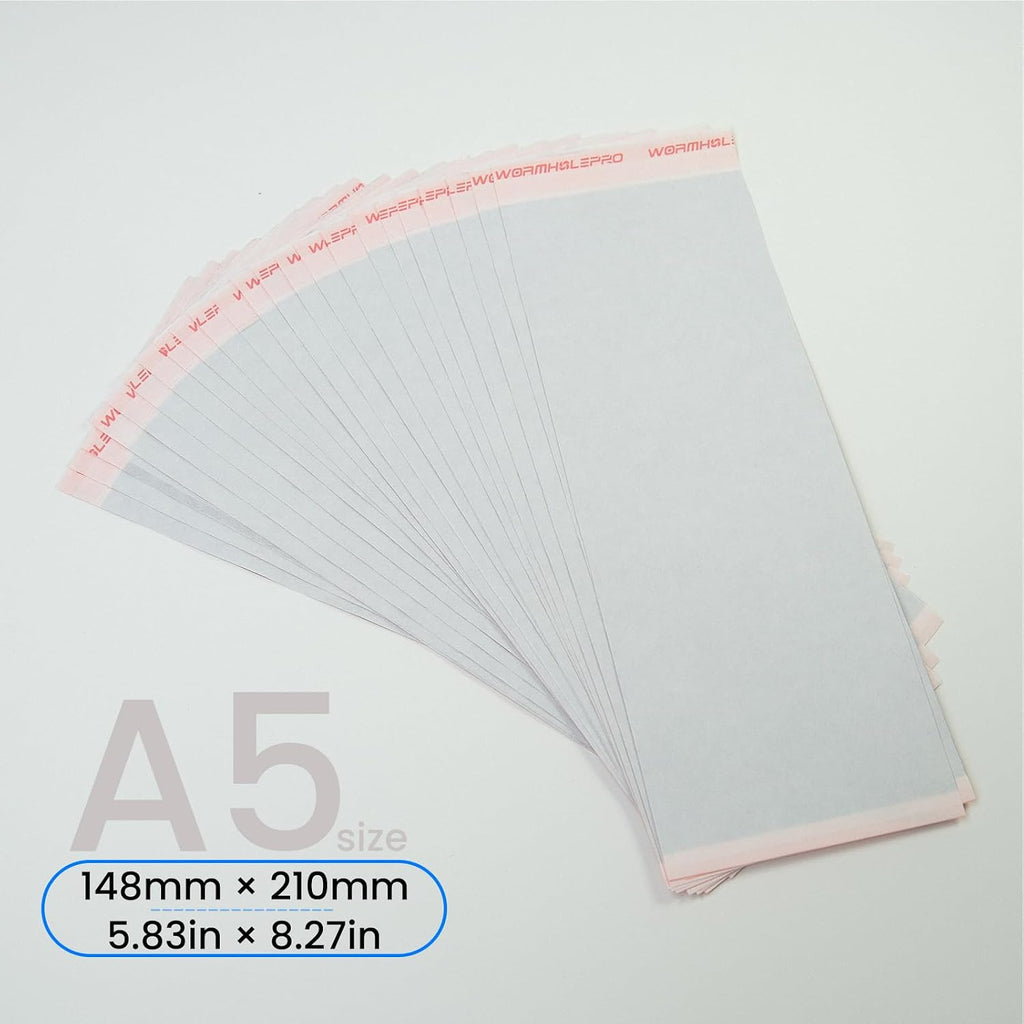 Wormhole PRO Tattoo Transfer Paper for Mini Tattoo Stencil Printer Thermal Stencil Paper 35 Sheets Compatible with