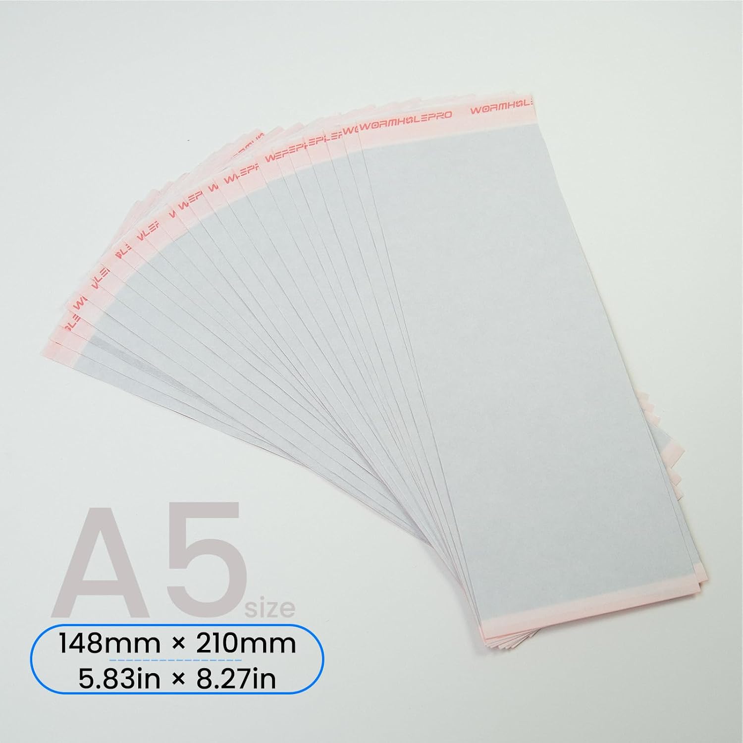 Wormhole PRO Tattoo Transfer Paper for Mini Tattoo Stencil Printer Thermal Stencil Paper 35 Sheets Compatible with