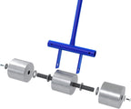 14-556 Linoleum Roller 100 LB Solid Steel Flooring Roller with Floating Axle Rollers Rust Resistant Frame