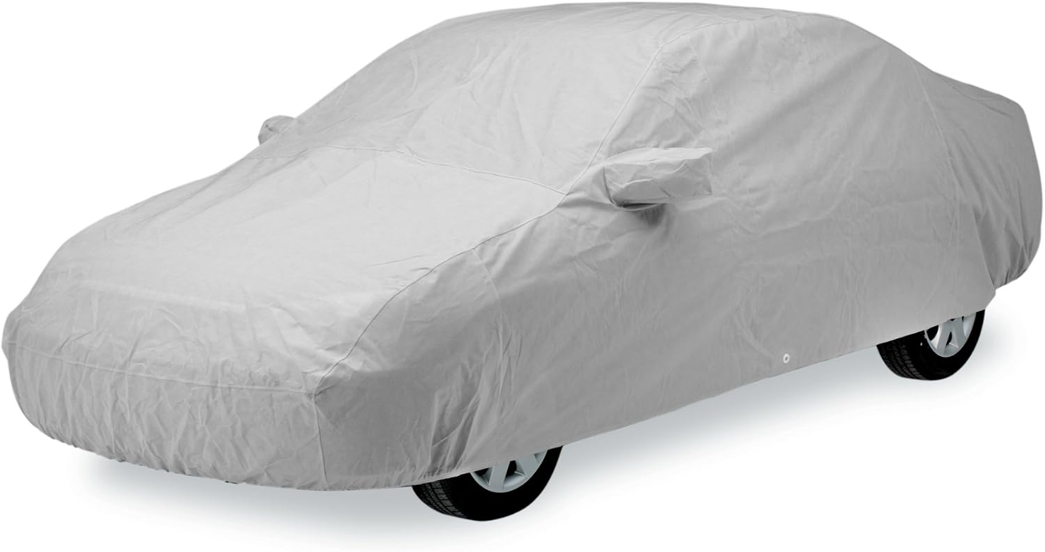 Custom Fit Polycotton Series Vehicle Cover, Gray