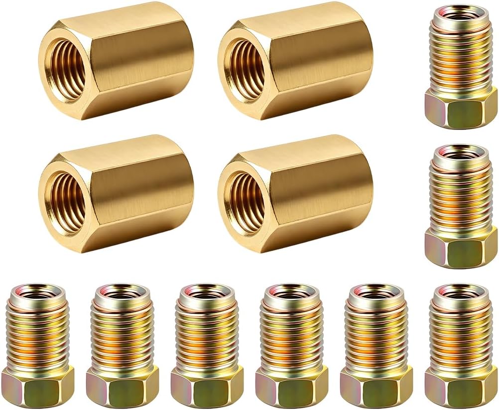12 Piece 3/16 Inch Brake Line Fitting Kit