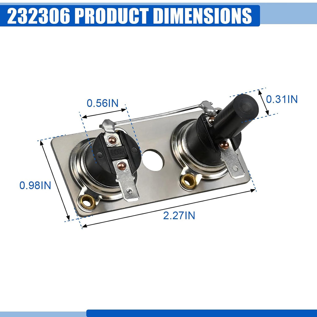 Water HEA TER Switch 232306 Water Heater Parts Thermostat Switch