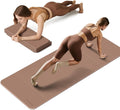 Foldable Fitness Yoga Mat | 2/5" (10MM) Extra Thick | SGS Certified Non-Slip TPE | 75x26" Extra Long-Wide | Portable