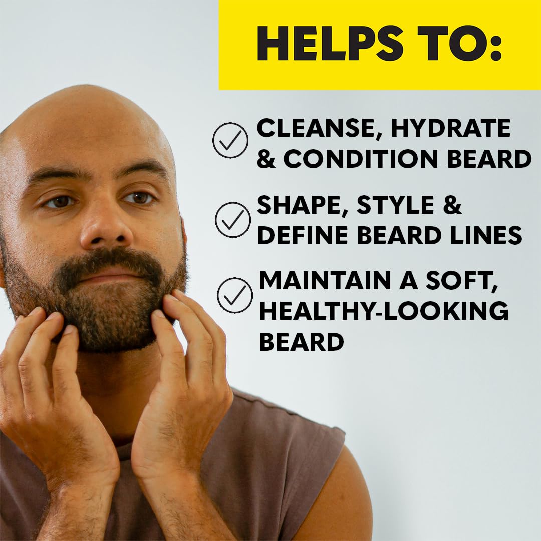 Premium Beard Kit for Men - Grooming & Care Kit - Cedar & Sandalwood Oil, Sandalwood Balm, Shampoo, Brush, Comb
