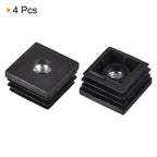 uxcell 4Pcs M8 Thread Inserts for Square Tubes for 28x28mm ID Tube