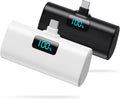 [2-Pack]Portable Charger for iPhone 17/16/15 Series,Upgraded 5200mAh PD USB C Power Bank Built-in USB-C Connector