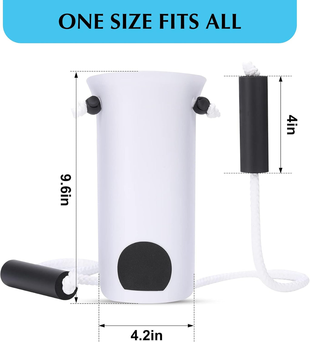 Sock Aid - Wide 3.93" Sock Aid with Foam Handles, Sock Aide Device for Seniors, Sock Helper Easy On Easy Off for