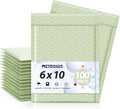 Bubble Mailers 6x10 Inch 100 Pack Mint Green Padded Envelopes