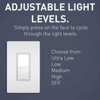 Legrand radiant 15 Amp Combination LED Night Light 3-Way Switch White