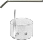 Front Axle Nut Cover Axle Caps for Softail Electra Road Glide Sportster (chrome)