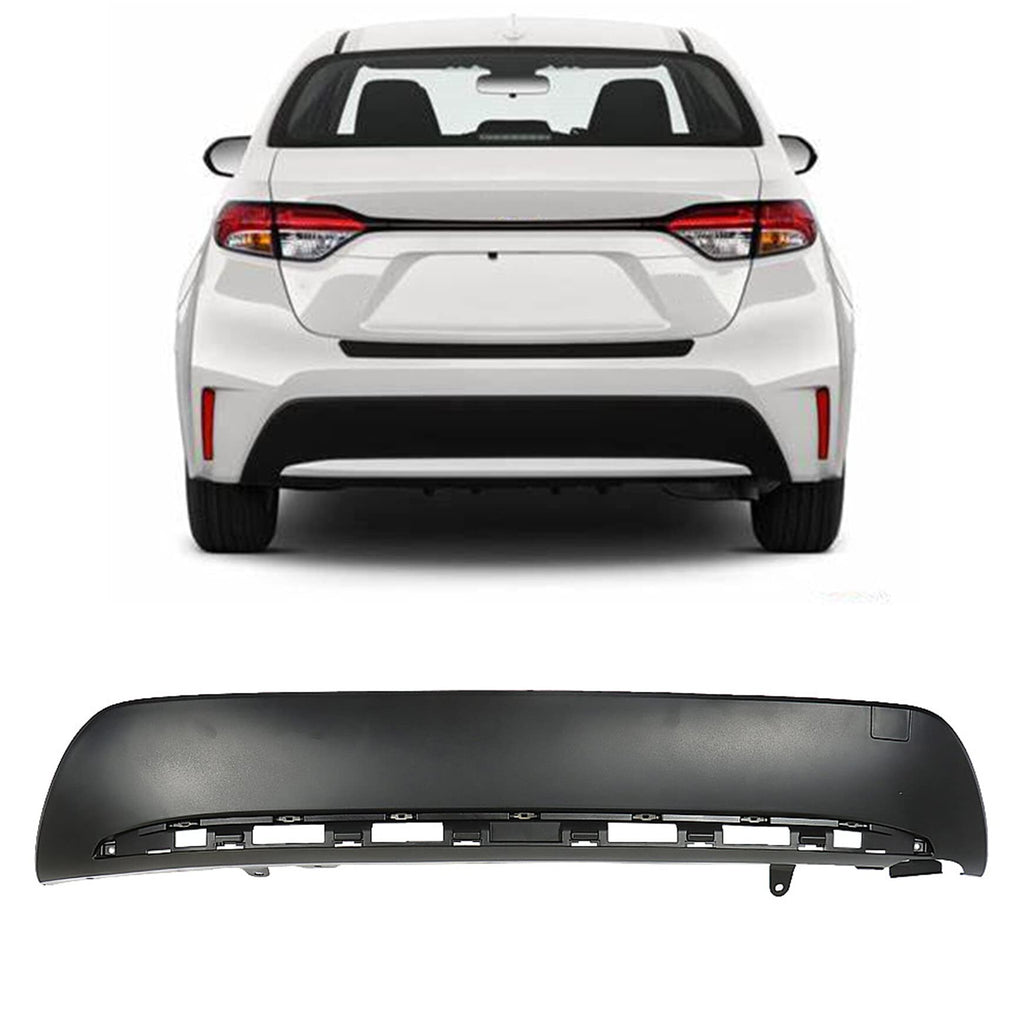 Silscvtt Rear Bumper Lower Molding Trim Replacement for Corolla 2020 2021