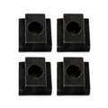 T-Slot Nut Black Oxide Finish, 1/2"-13 Thread Size, 5/8 in Table Slot Size, 4Packs