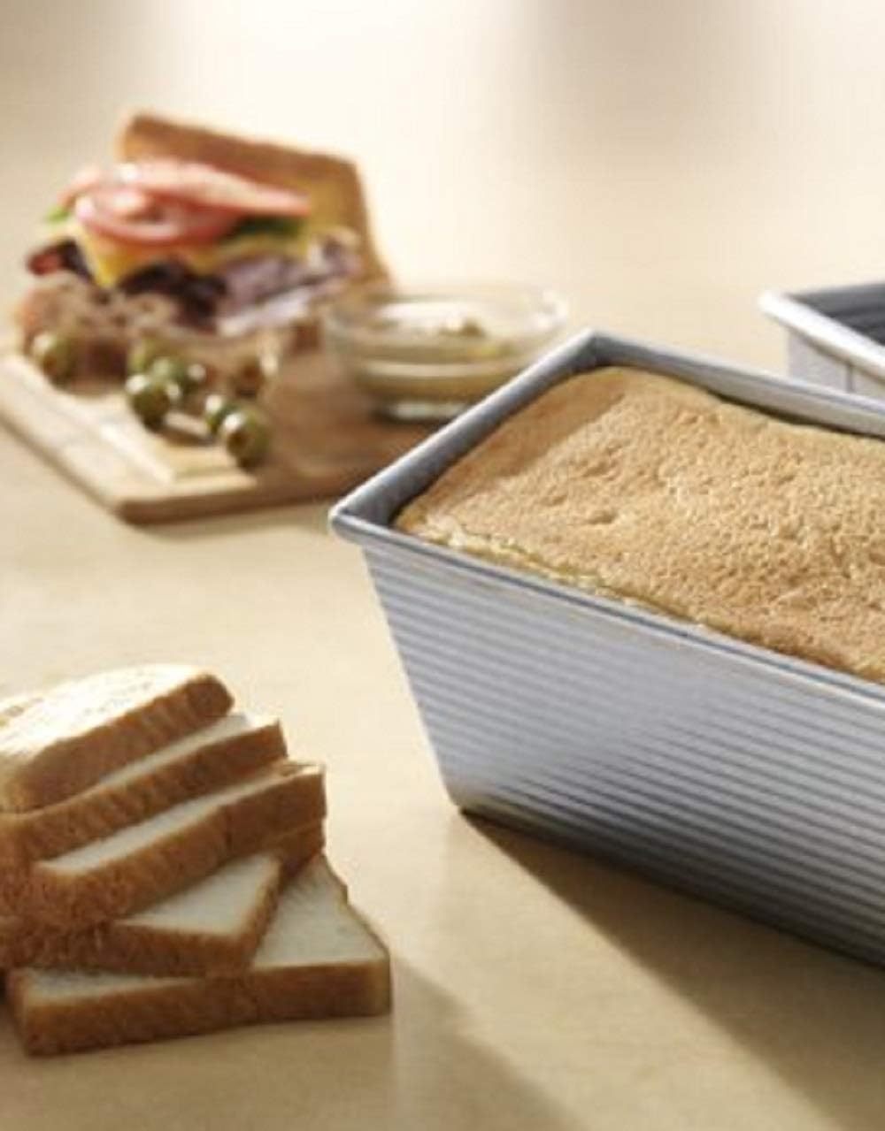 Bakeware Pullman Loaf Pan, Large, Silver