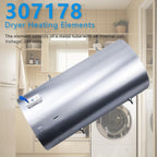 BAY Direct 307178 WP307178 Dryer Heating Element Heater Replacement