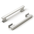 25 Pack 5 Inch Brushed Nickel Cabinet Pulls Solid Kitchen Handles